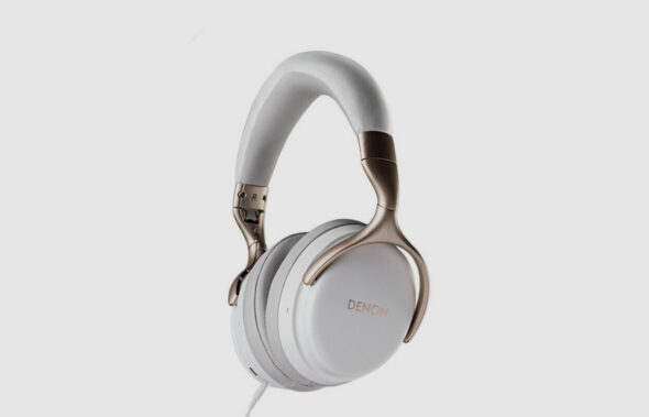 Denon AH-GC25NC - Cuffie noise cancellation bianche