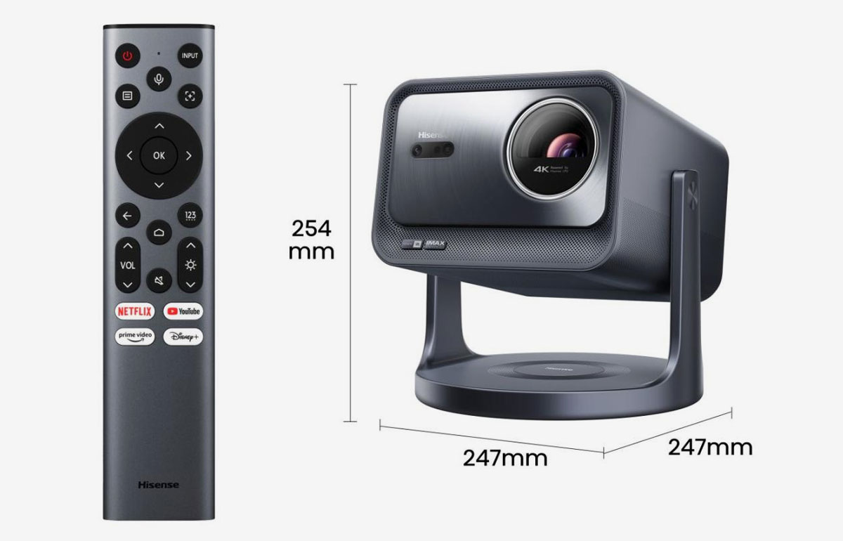 Hisense C2 PRO - Mini Proiettore Smart 4K