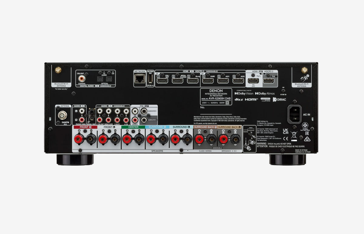 Denon AVC-S670H - Sintoamplificatore AV